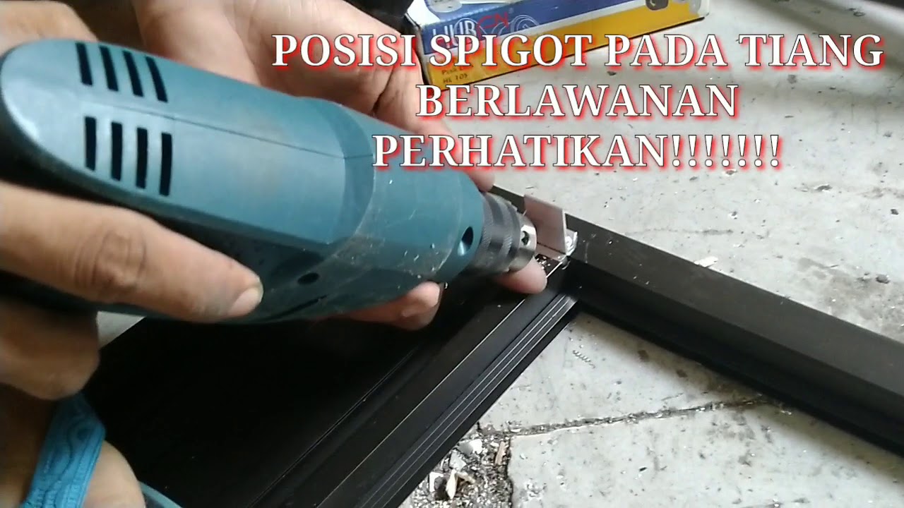 Tutorial lengkap RAKIT LEMARI BAJU ALUMINIUM | SERTA UKURAN
