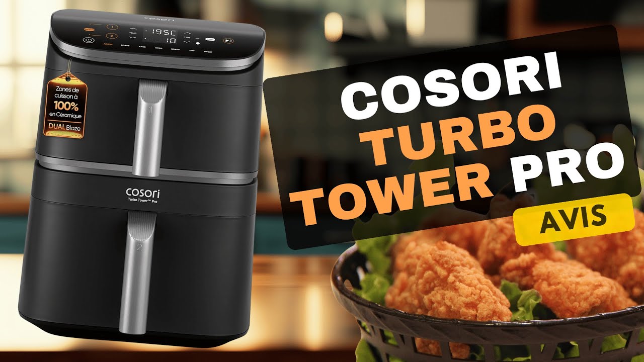Avis Cosori Turbo Tower Pro : L'Air Fryer vertical meilleur que le Ninja Double Stack ?