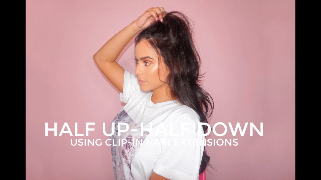 Half Up Half Down Tutorial with clip-in hair extensions - LUXURY FOR PRINCESS