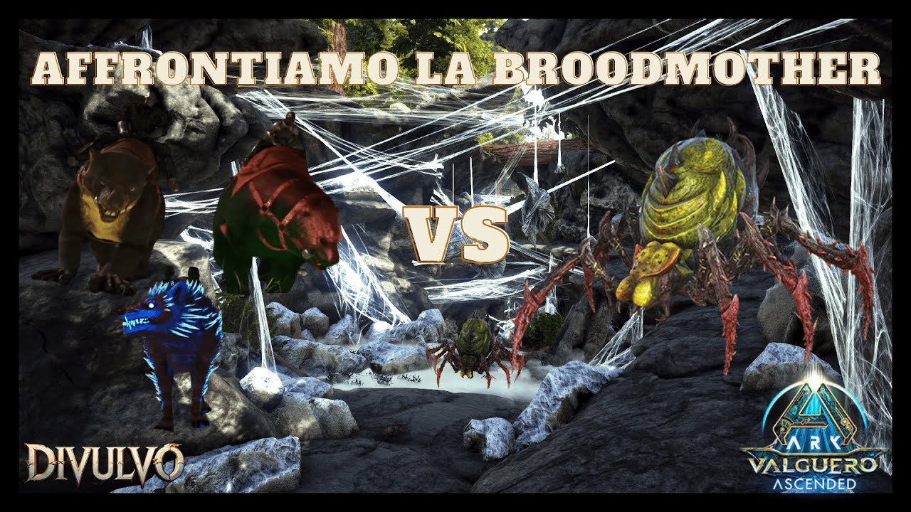 Team Divulvo VS #BroodMother (e non solo) ed andiamo alla ricerca dei loot nella caverne.