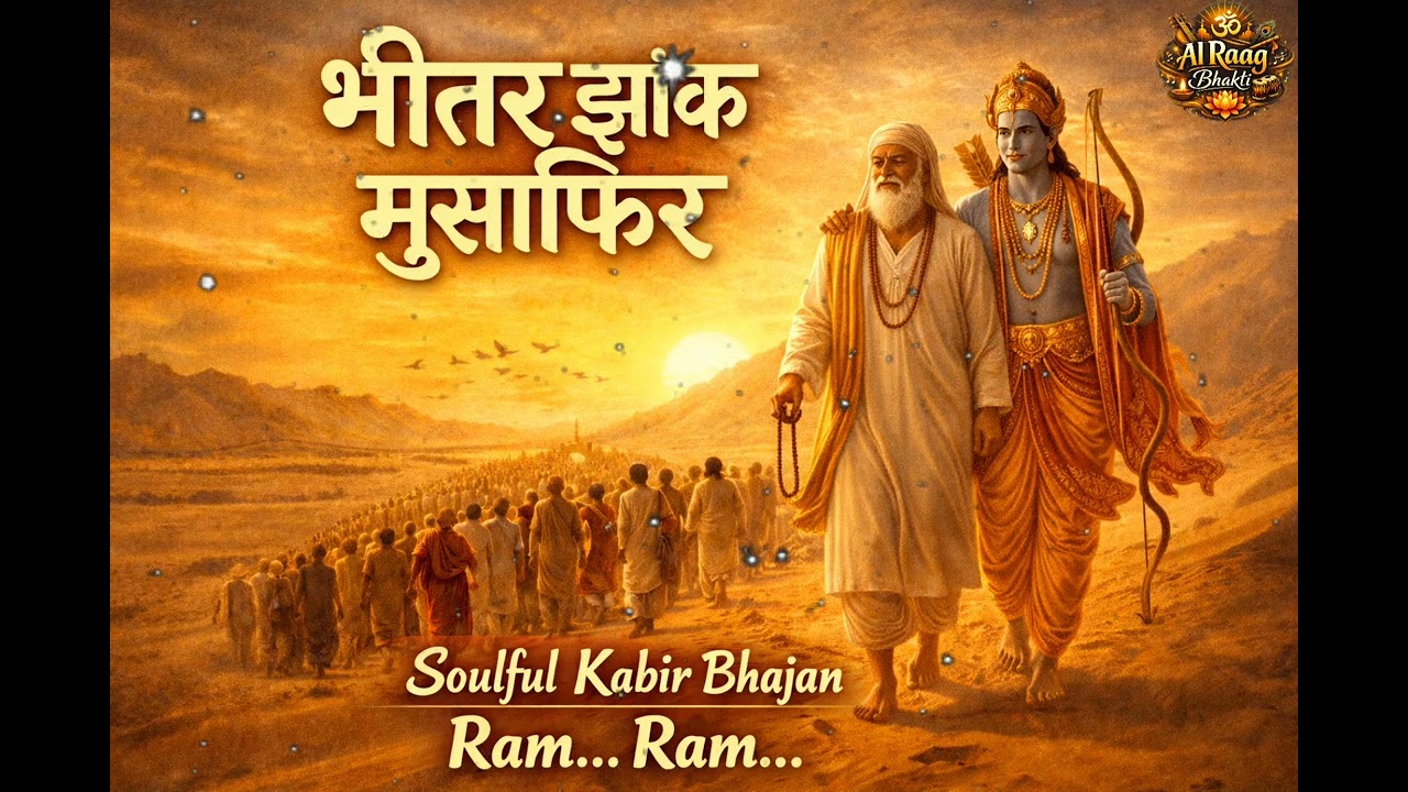 भीतर झाँक मुसाफ़िर रे 🙏 राम संग कबीर की यात्रा | Soulful Kabir Bhajan #NirgunBhajan #SoulfulBhajan |