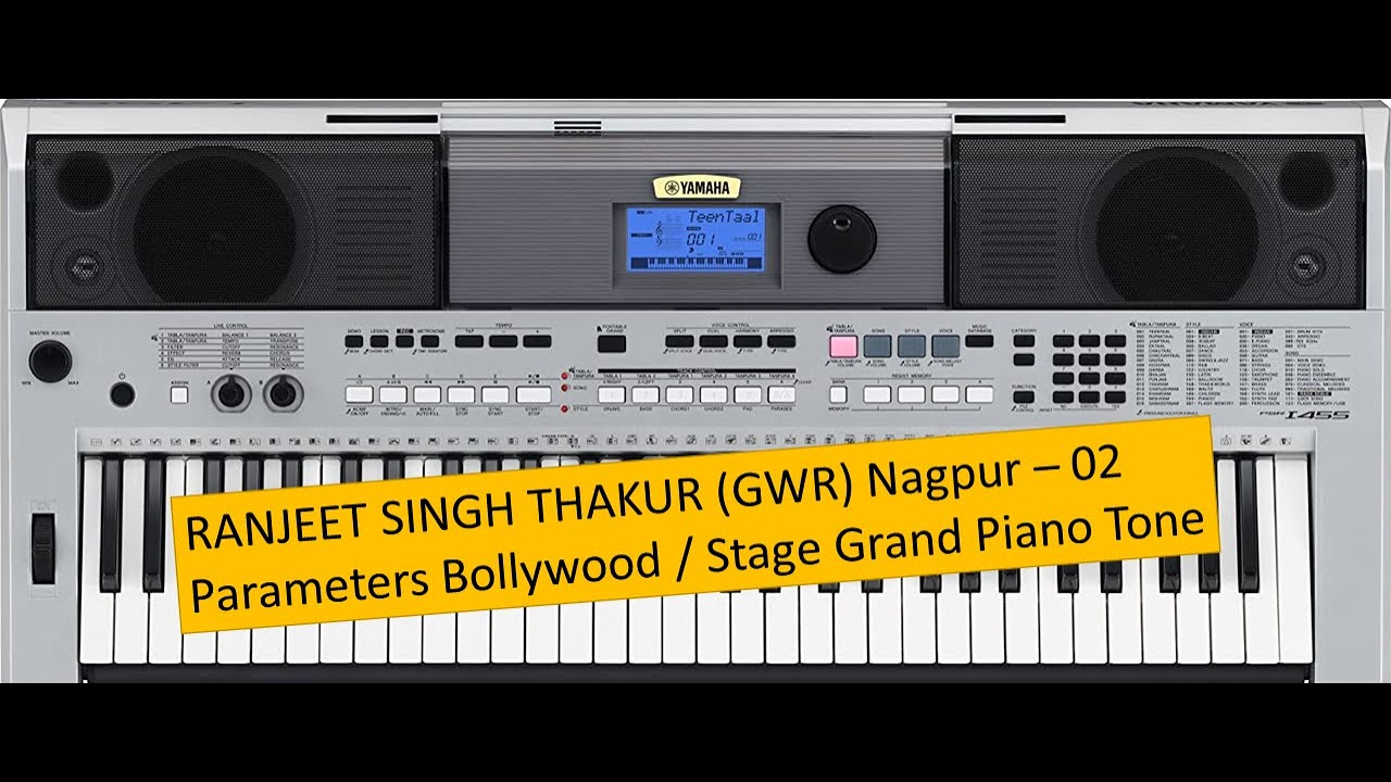 How to make Yamaha PSR I 455 Stage Grand Piano Tone in Hindi
