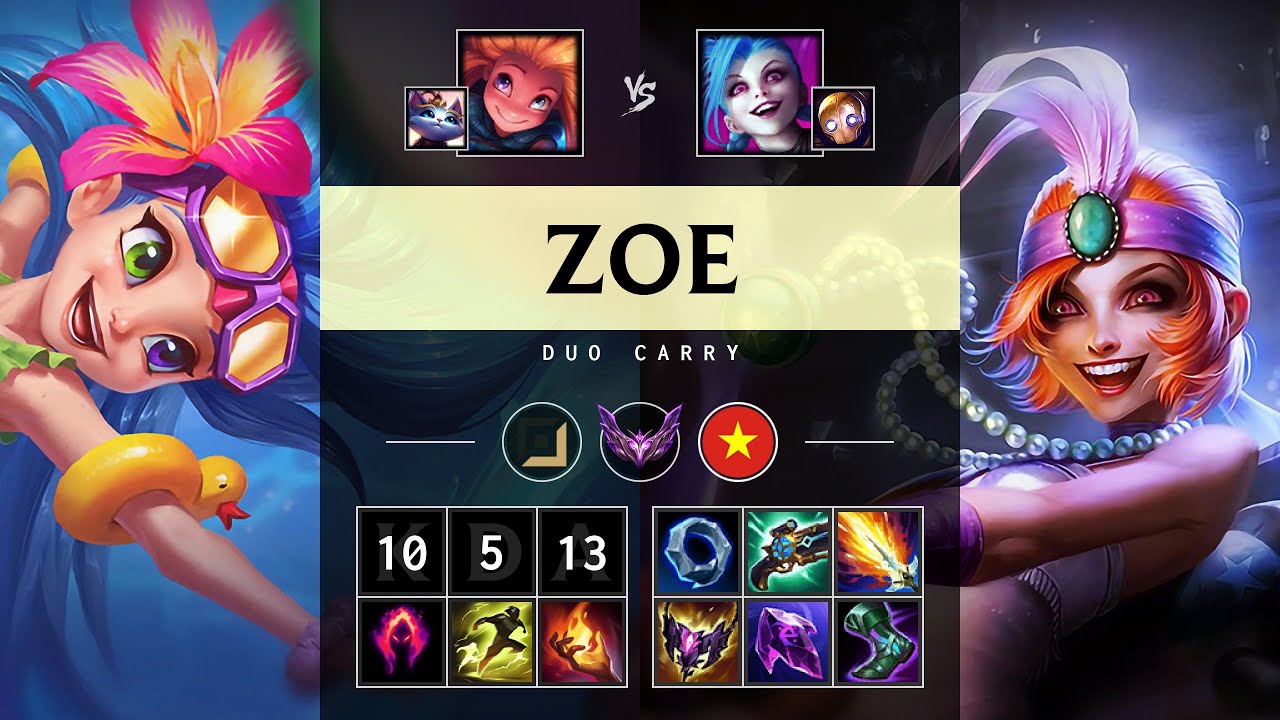 Zoe Carry vs Jinx - VN Master Patch 25.S1.3