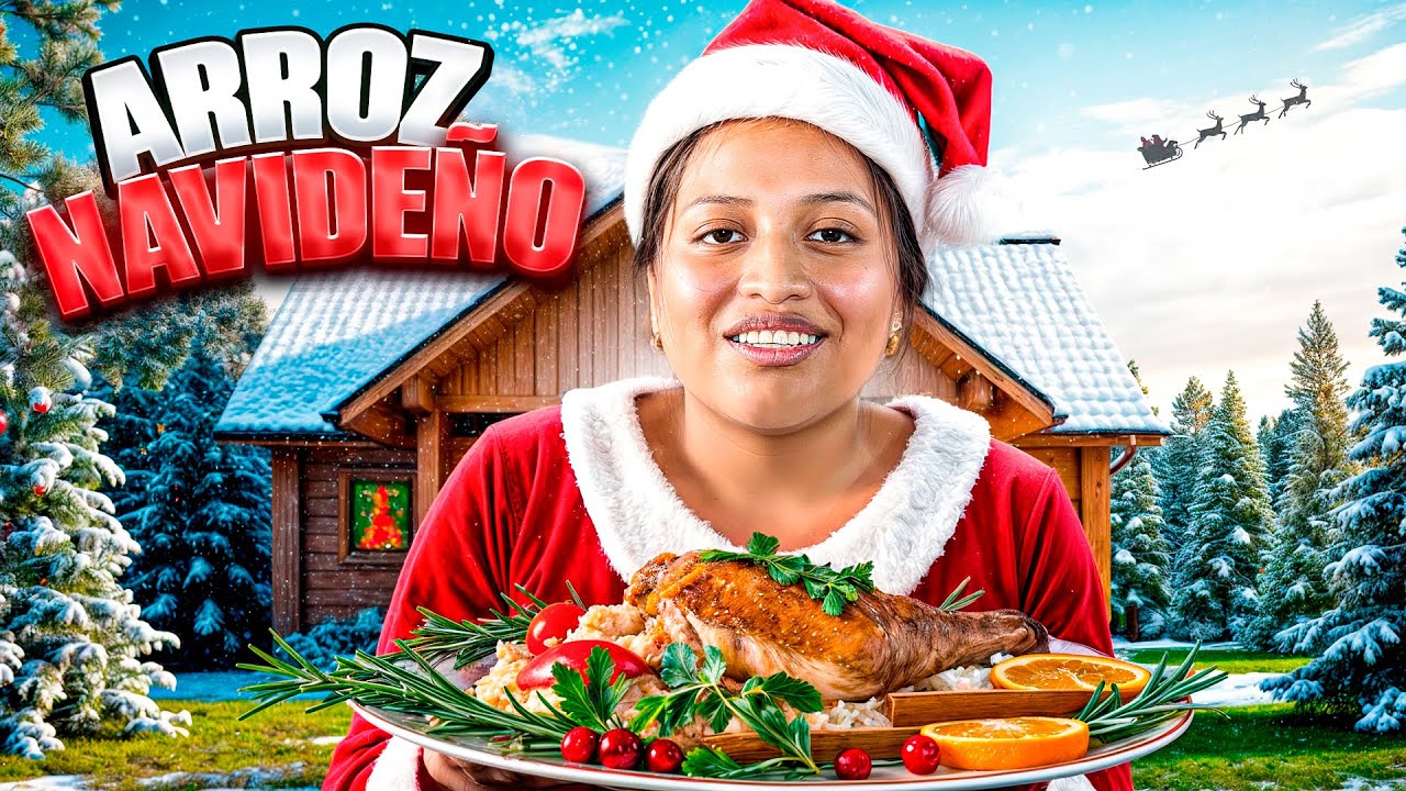 COCINE ARROZ NAVIDEÑO PARA TODA MI FAMILIA