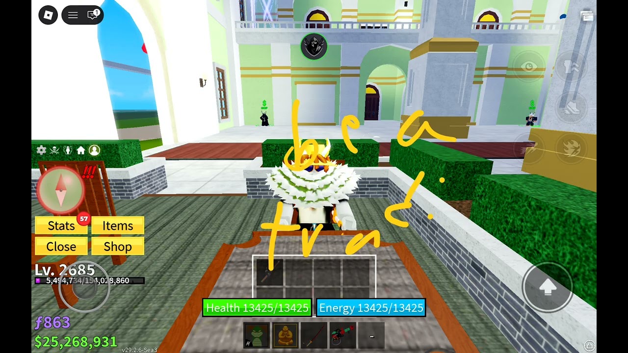 Blox fruit playing ep3 today