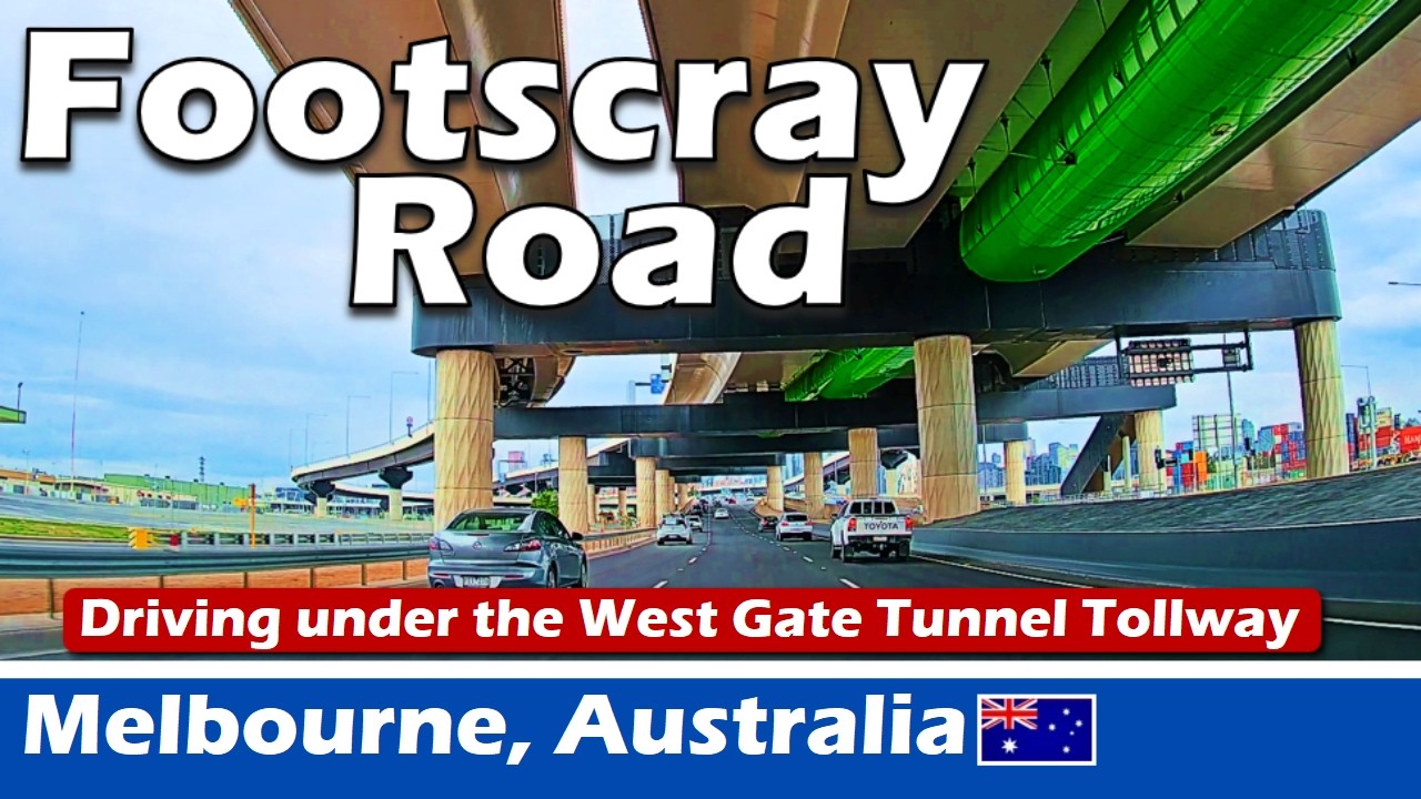 Driving Footscray Road | Melbourne Victoria, Australia