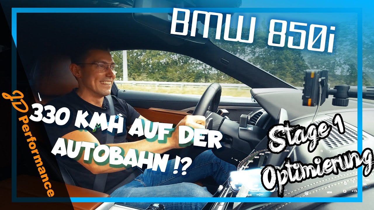 330 Km/h auf der Autobahn?! easy going I BMW M850i G14 G15 Optimierung I Chiptuning I JD Performance