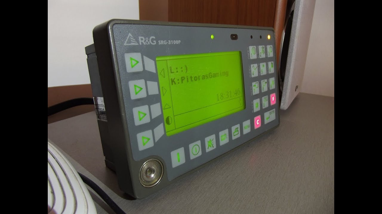 Prezentacja funkcji sterownika R&G SRG-3100P
