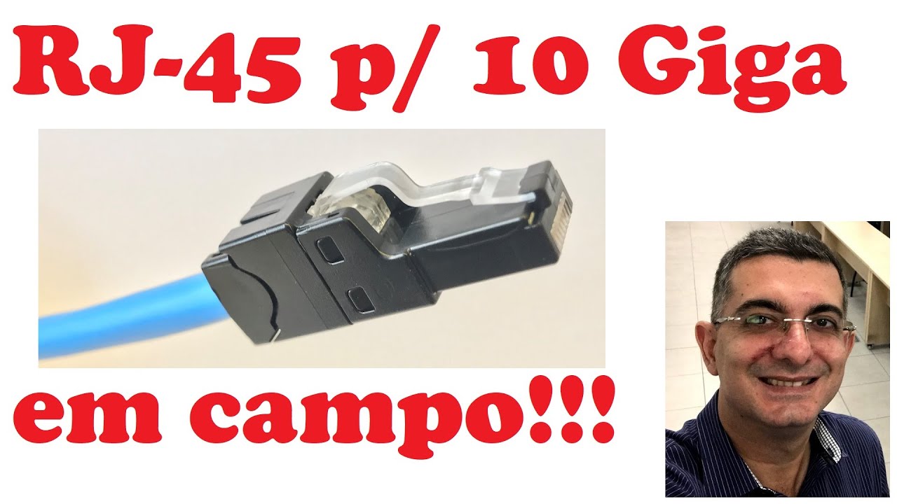 Montando um plugue modular (RJ45 macho) categoria 6A da Panduit pronto para 10 Gb/s!