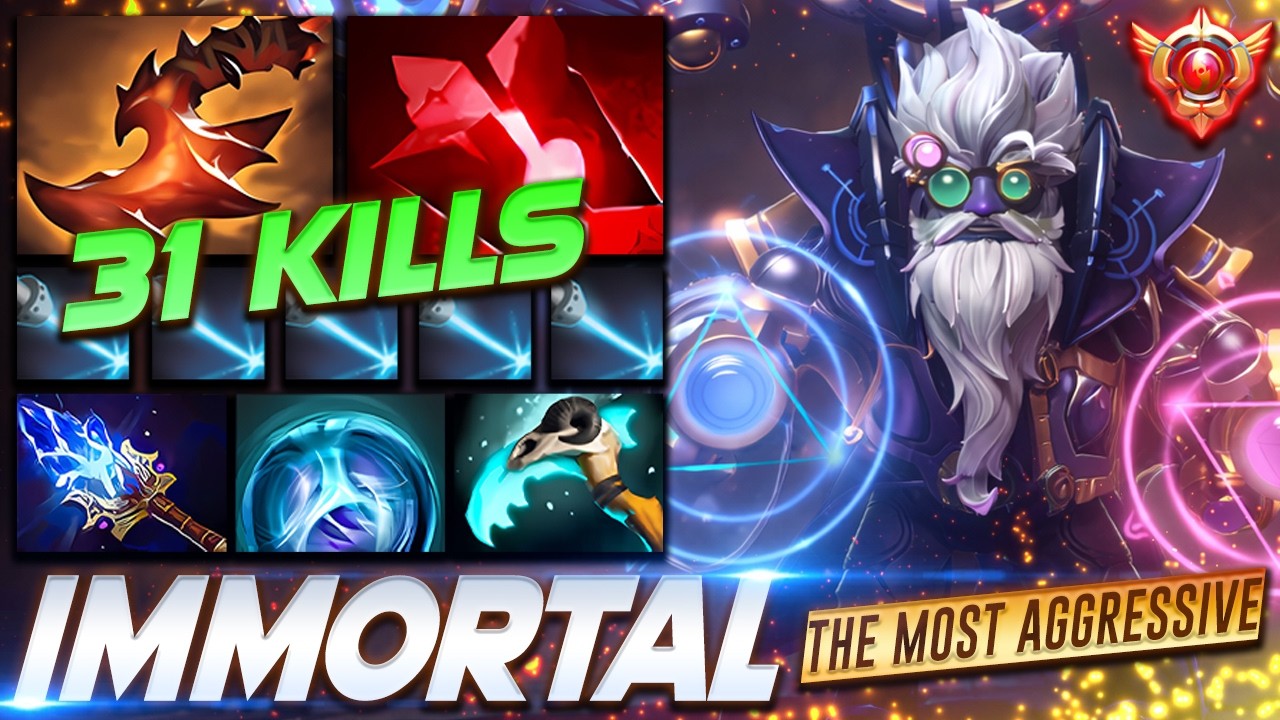 Tinker 31 KILLS Immortal Boss - Dota 2 Pro Gameplay [Watch & Learn]