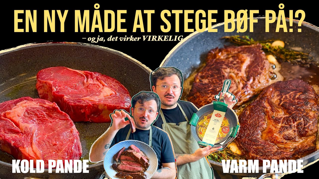 annonce Stegt ribeye på kold pande!? Det lyder forkert, men det virker!!!