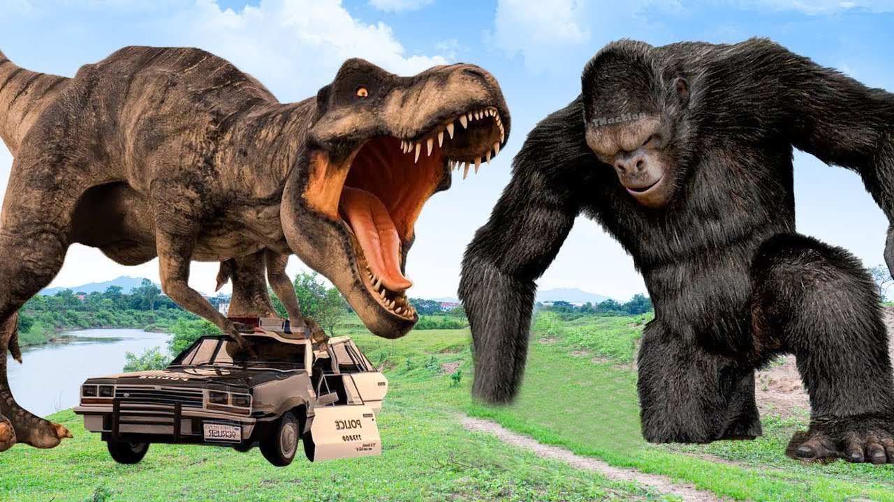 Jurassic World Dominion | Land of dinosaurs T-Rex chase | New Dinosaur Hot Movie (2024)
