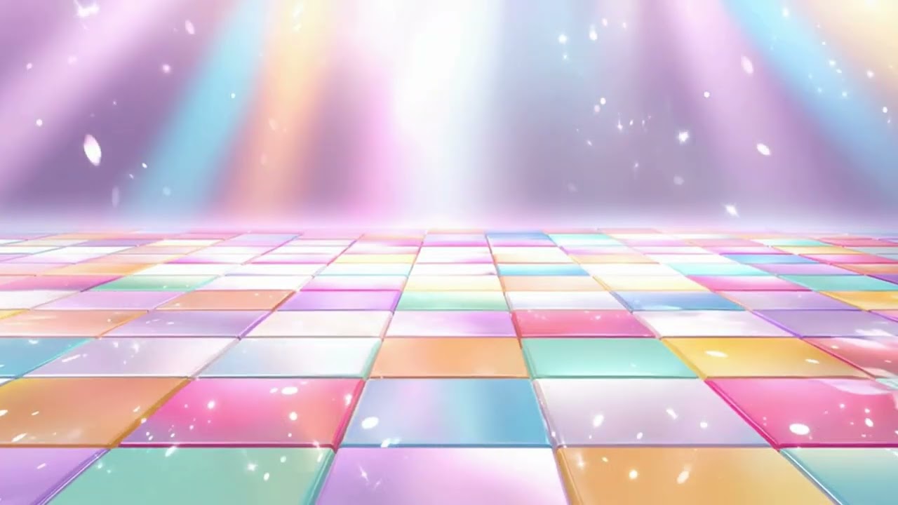 🌈 2 Hours Disco Dance Floor Background | Colourful Party Lights & Celebration Video 🎉 No Sound