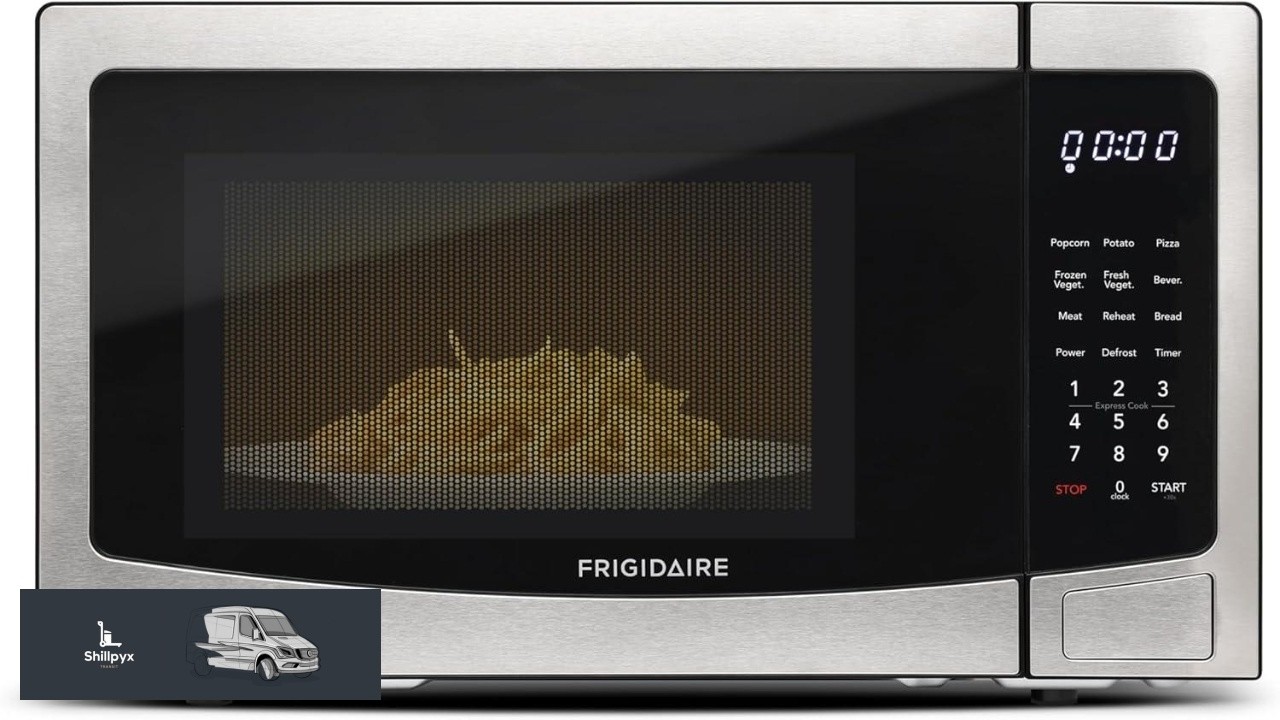 FRIGIDAIRE Stainless Steel Microwave Oven Multi Function Programmable 1.1 Cu Ft 1000 Watt