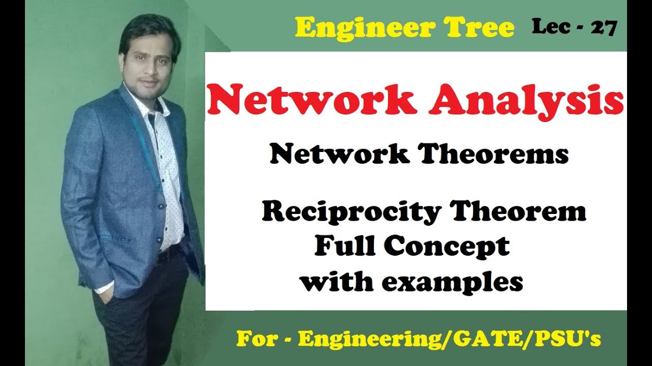 Lec.- 27 Reciprocity Theorem Full Concept with examples | Network Theorems | Engineer Tree gate