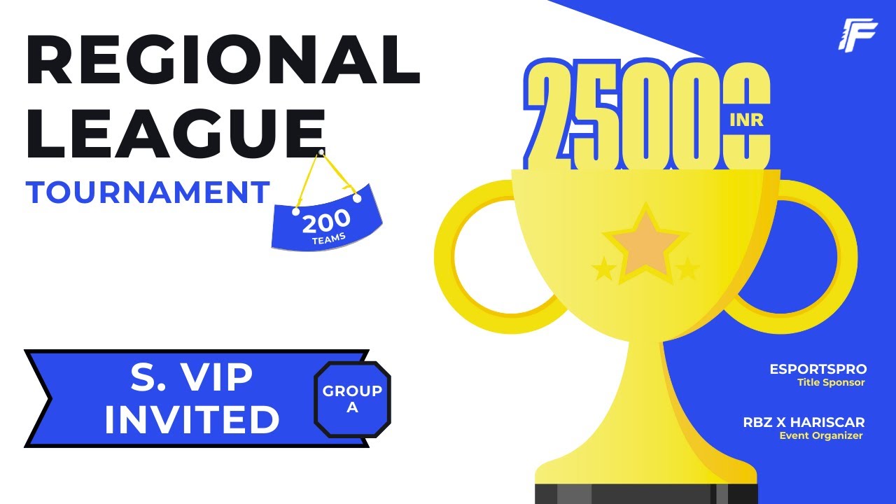 🏆 Regional League 2025 | ₹25000 Prize Pool | SPECIAL VIP INVITED LIVE