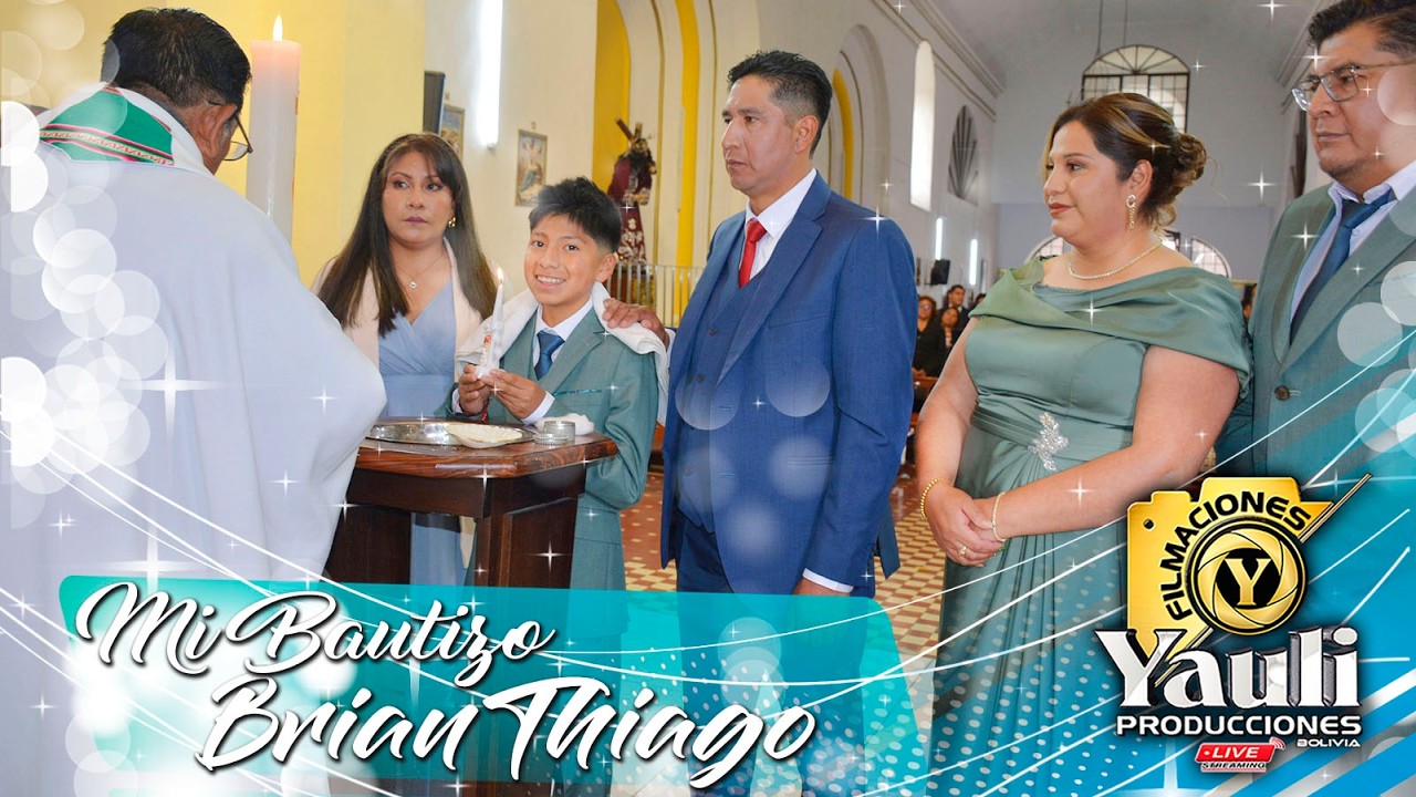 🔴 BAUTIZO DE BRIAN THIAGO