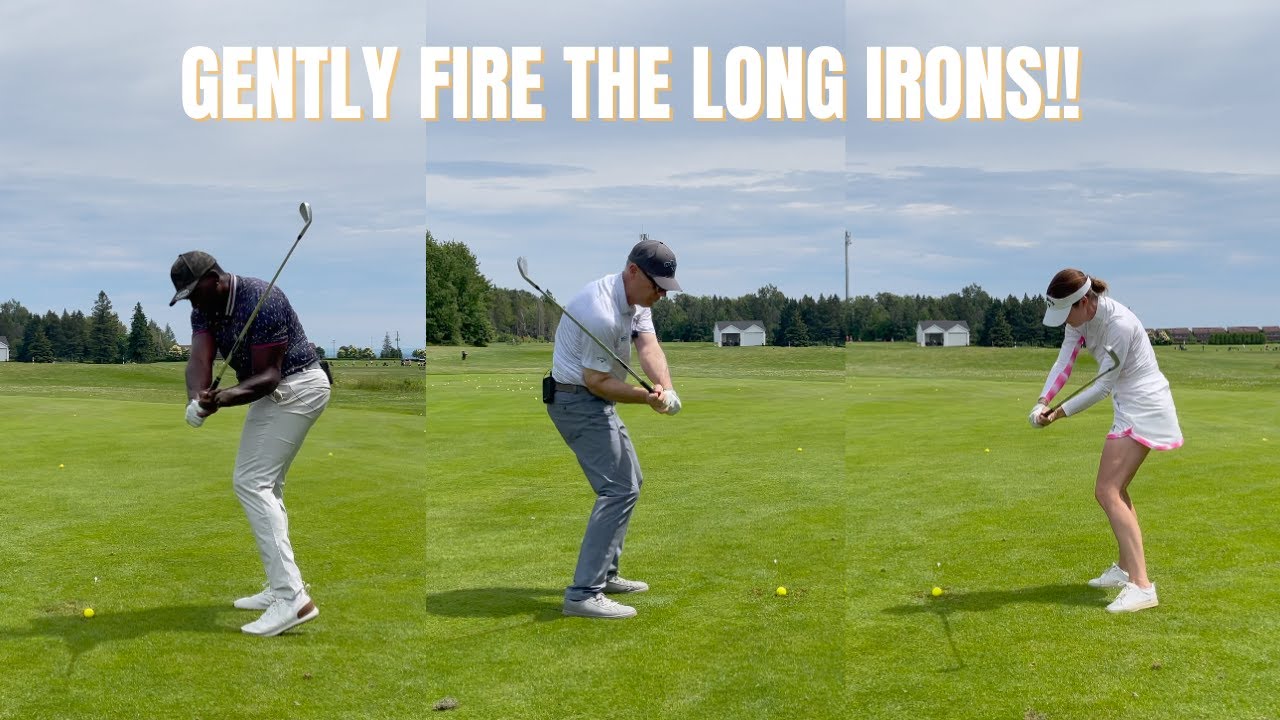 GENTLY FLUSH YOUR LONG IRONS BY RELEASING YOUR GOLF SWING!  No rushing necessary!