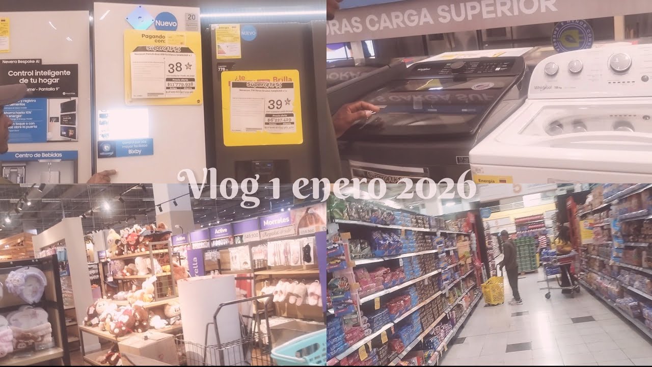 ENERO 2026 PRIMER VLOG DE COMPRA, RUTINA DE UN DIA DE COMPRA,DIARIO DE AMA DE CASA