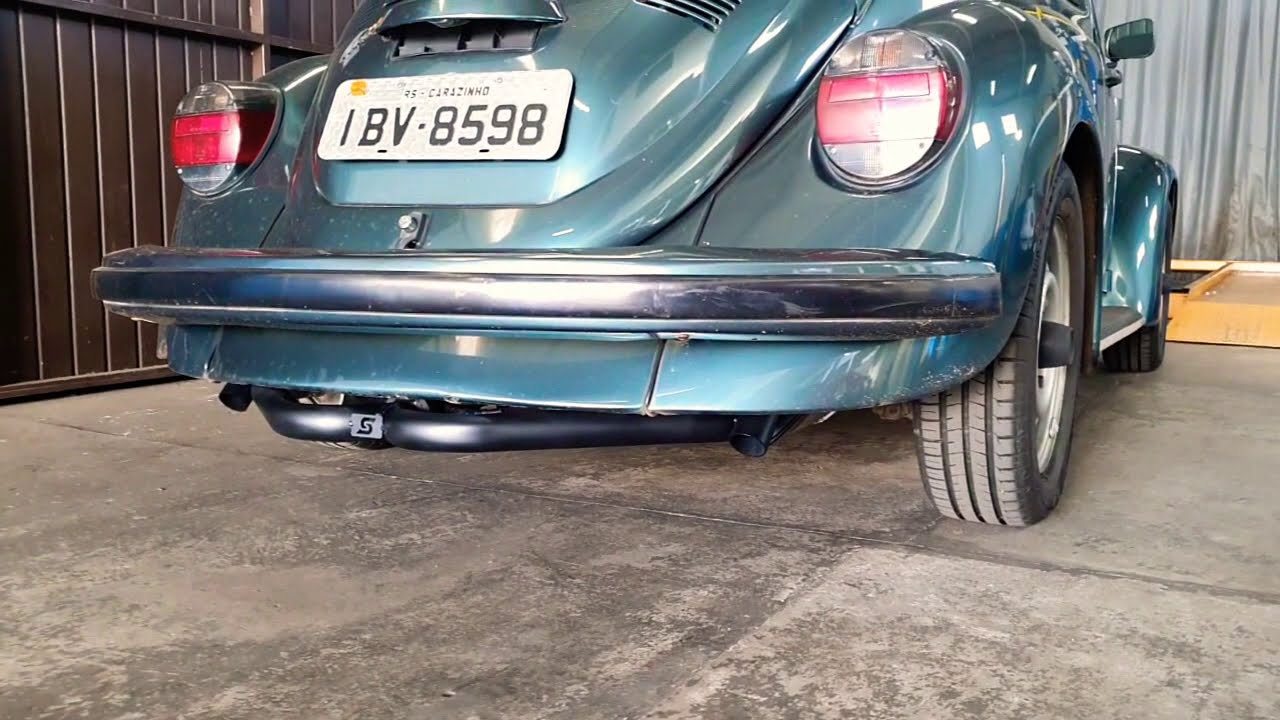 Escapamento dimensionado silenautto 4x1x2 fusca e Brasilia