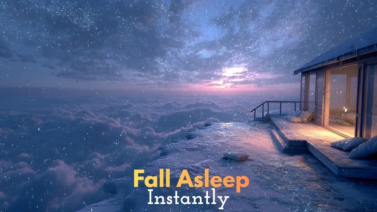 Sleep Without Worries: Your Safe Sanctuary in Snow Gentle Piano