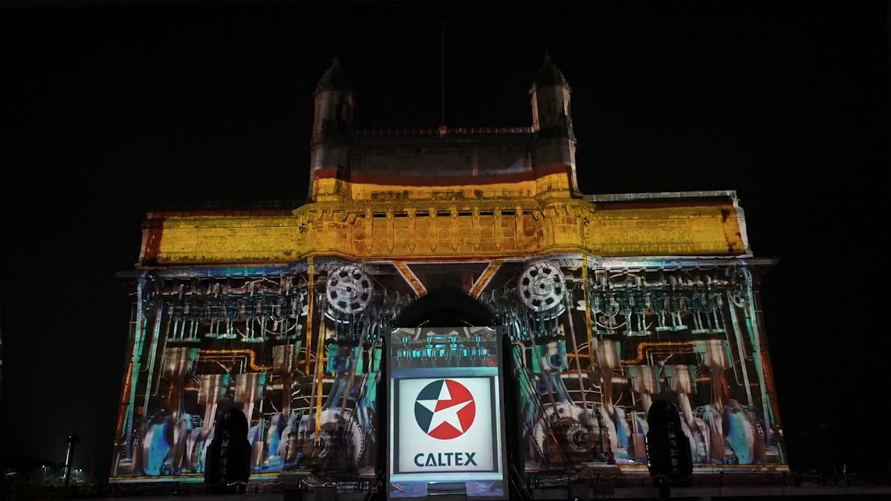 Caltex India Launch Gateway of India Mapping