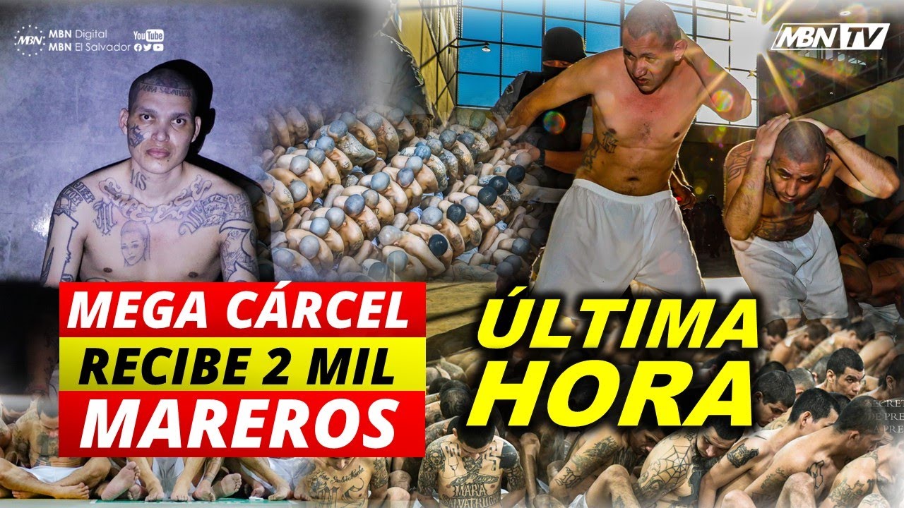 #EXCLUSIVO Mega Cárcel de El Salvador Recibe a 2 Mil MAREROS por Ordenes del Presidente Bukele
