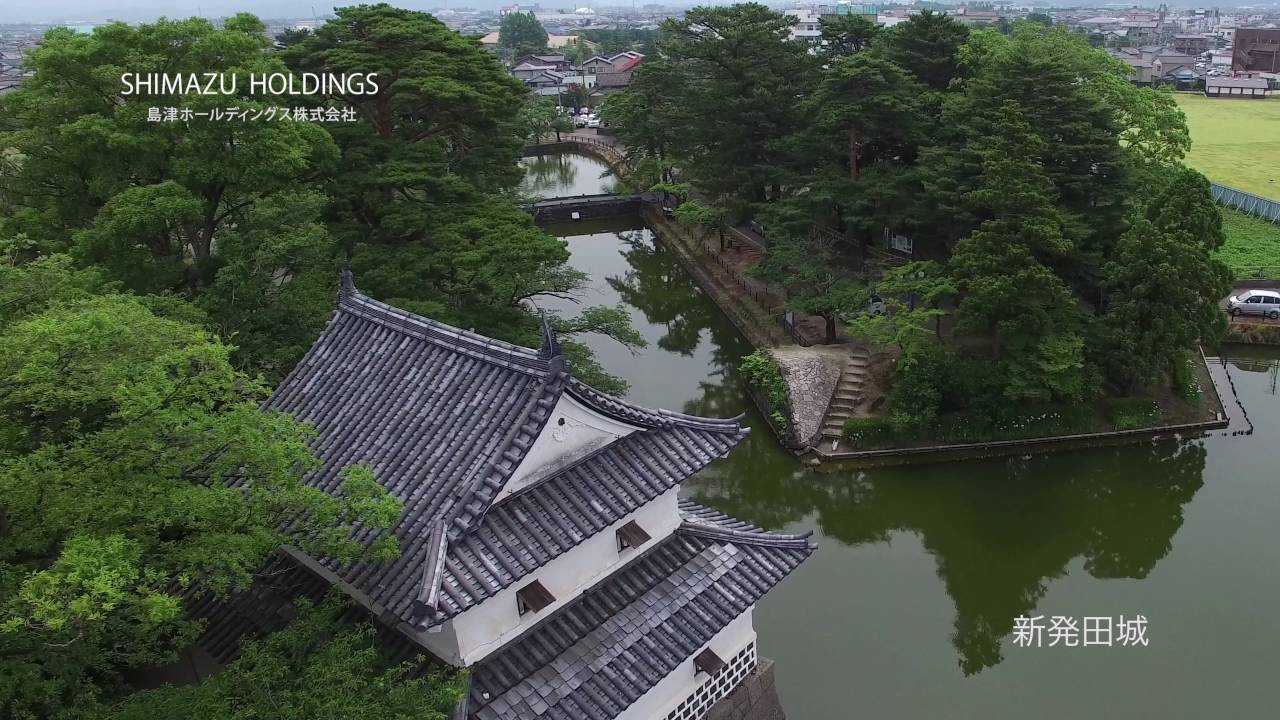 新潟ドローン空撮｜新発田城