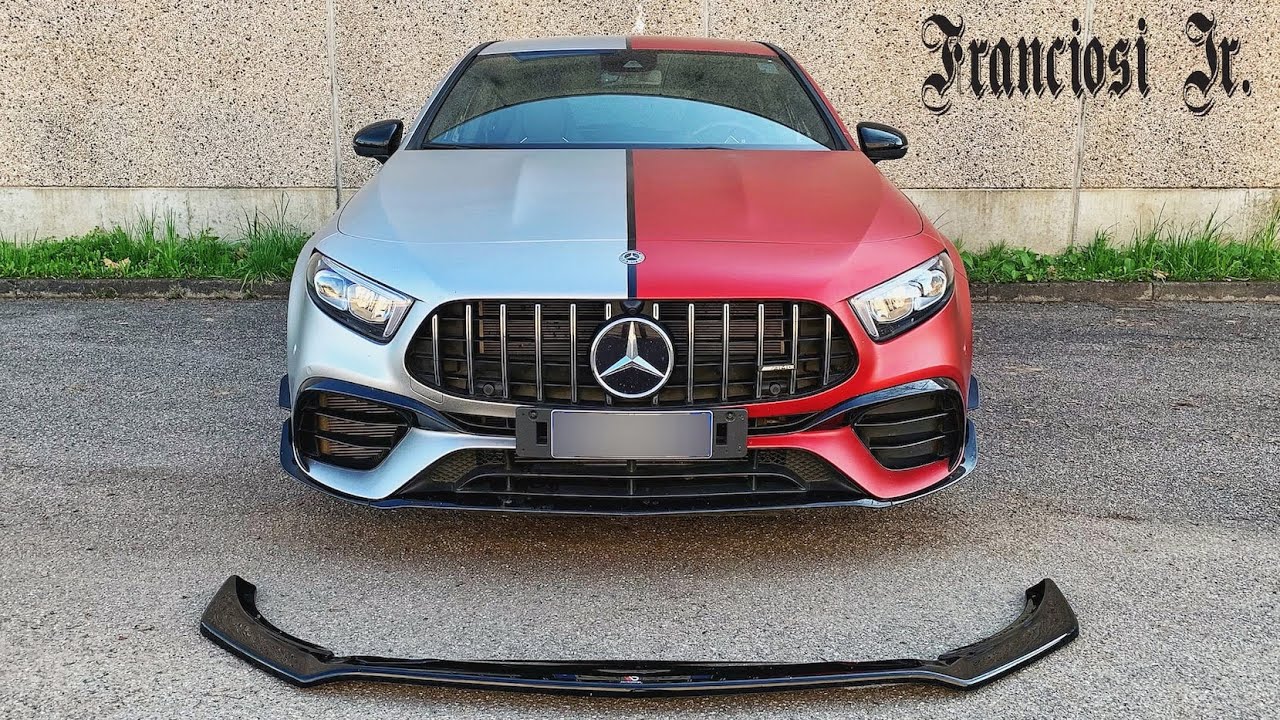 HOW TO INSTALL THE MAXTON DESIGN FRONT SPLITTER V.1 ON A MERCEDES-BENZ AMG A45 S 4MATIC+ 2020
