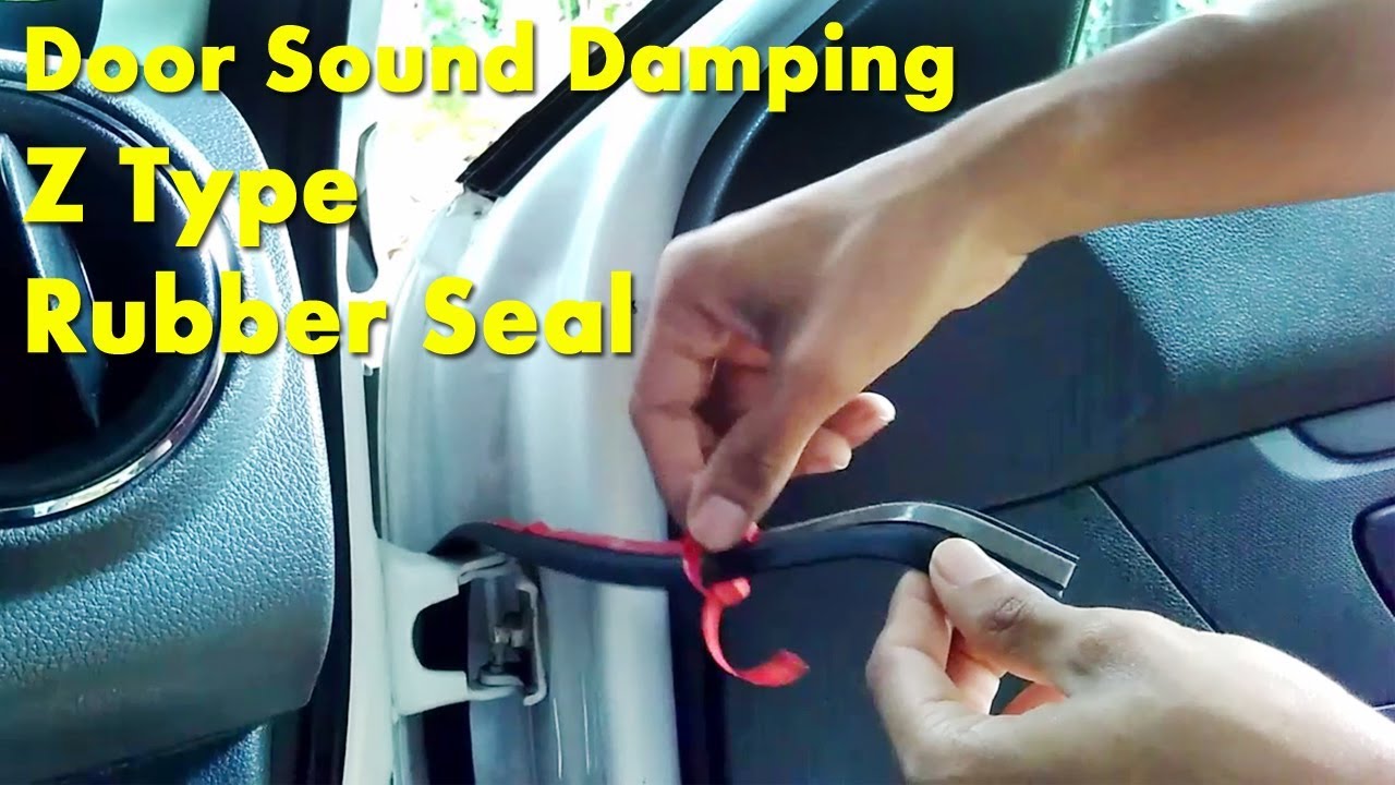 Car Door Sound Dampening With Z Type Rubber Seal DIY- Cheap Sound dampening - Renault KWID
