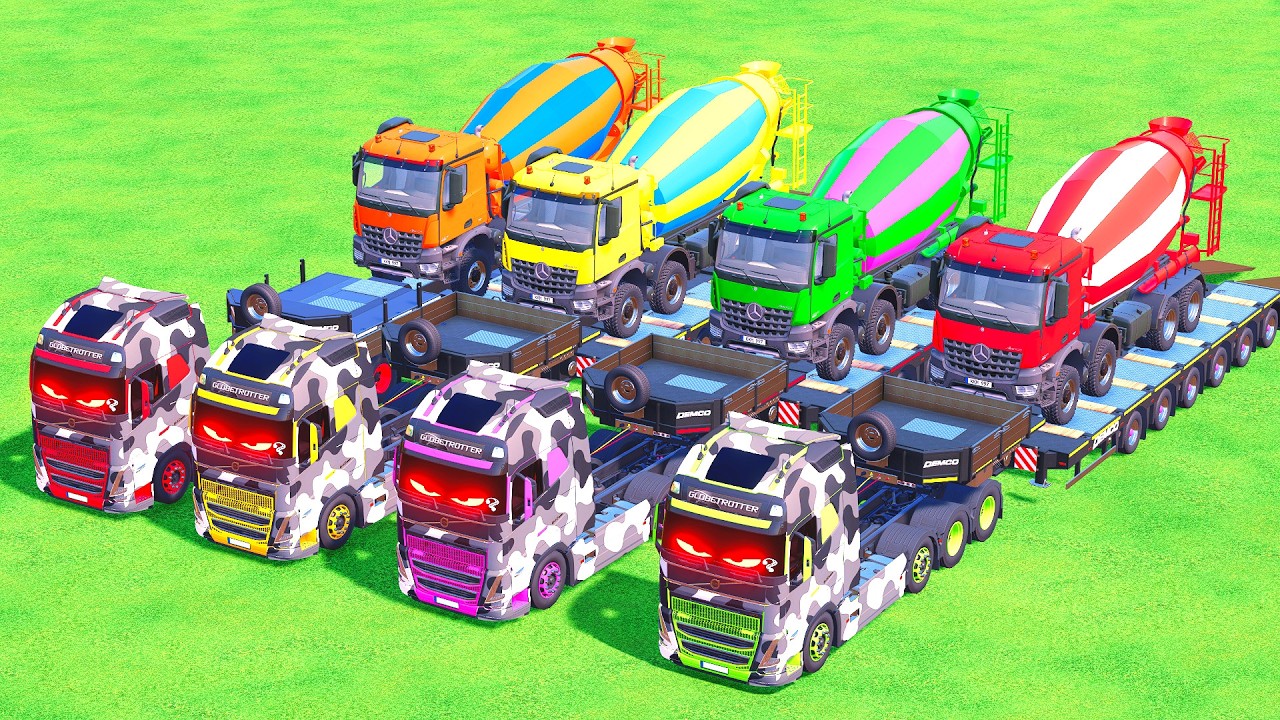 Transporting American Giant Mixer Trucks Surviving a Deadly Mission! #10