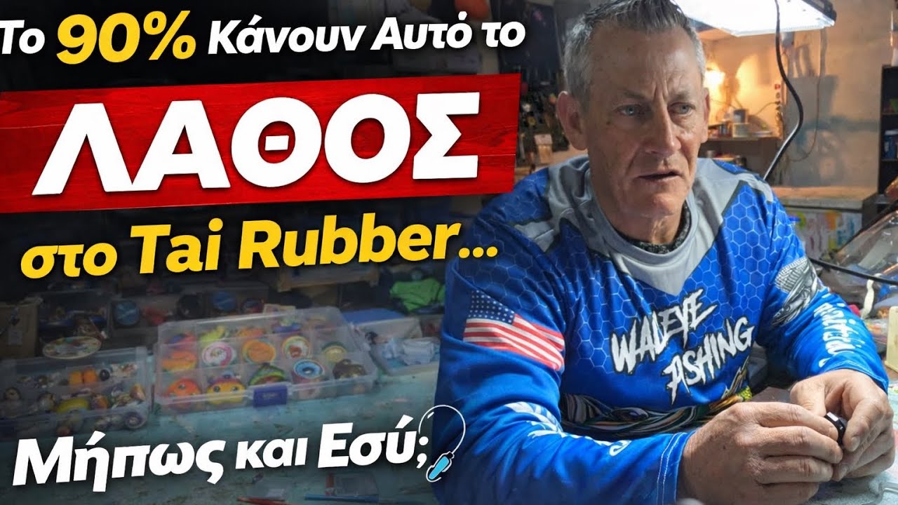 Γιατί δεν πιάνεις ψάρια στο tai rubber + διαγωνισμος 😜