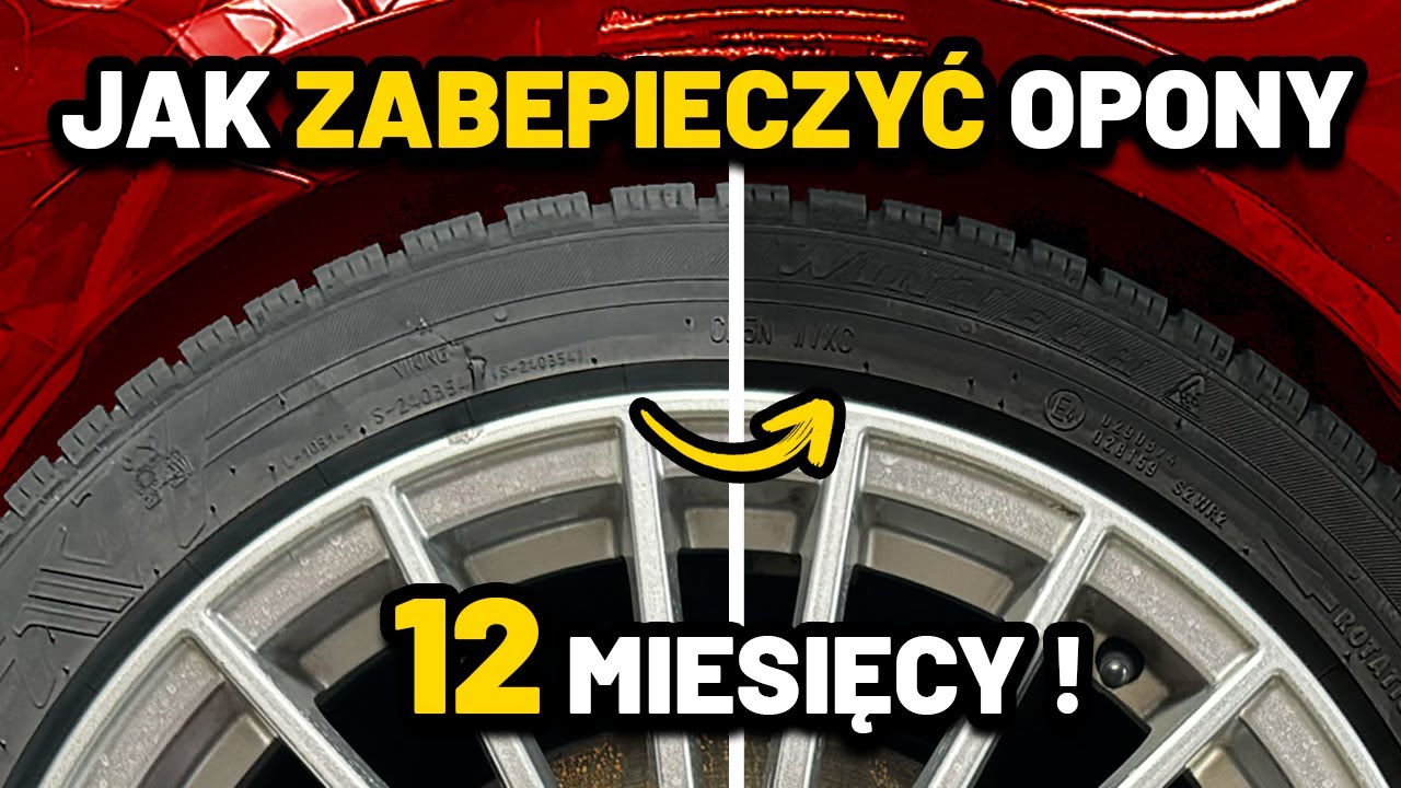 Jak WYCZYŚCIĆ i ZABEZPIECZYĆ&nbsp;OPONY ? Powłoka na ROK !