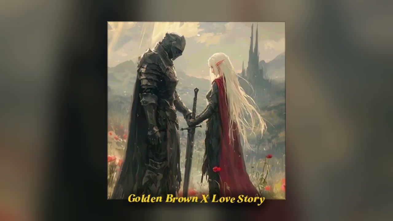 Golden Brown X Love Story ( Tik Tok Version ) - Slowed + Reverb - Dark Fantasy