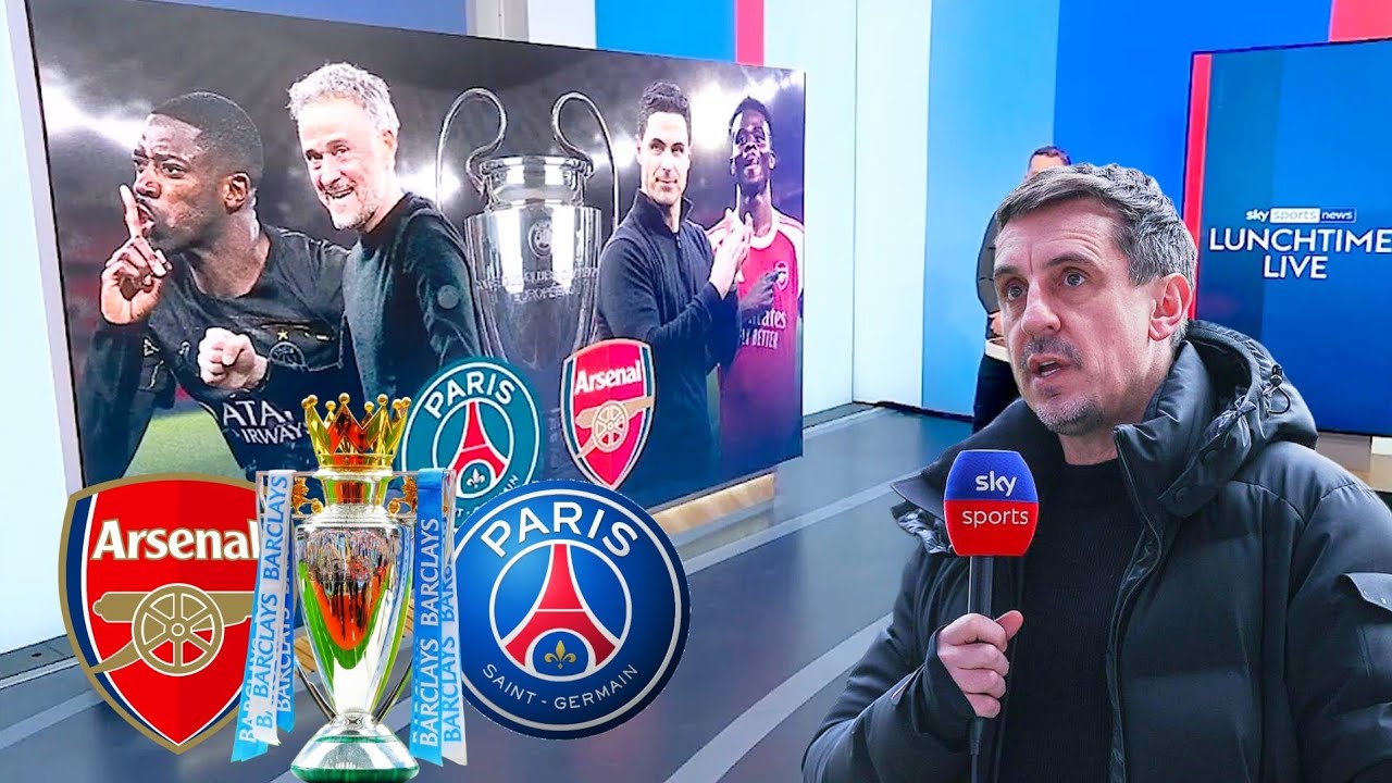 Gary Neville DECLARES: Arsenal WILL WIN PSG 🏆on Champions League Final!  Roy Keane INTENSE Debate!