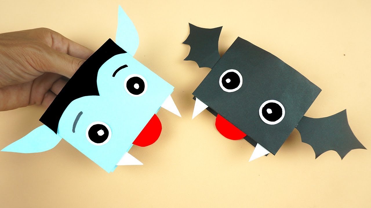 Halloween Spielzeug - Geschenke zu Halloween - Bastelsachen mit papier | DIY bastelideen
