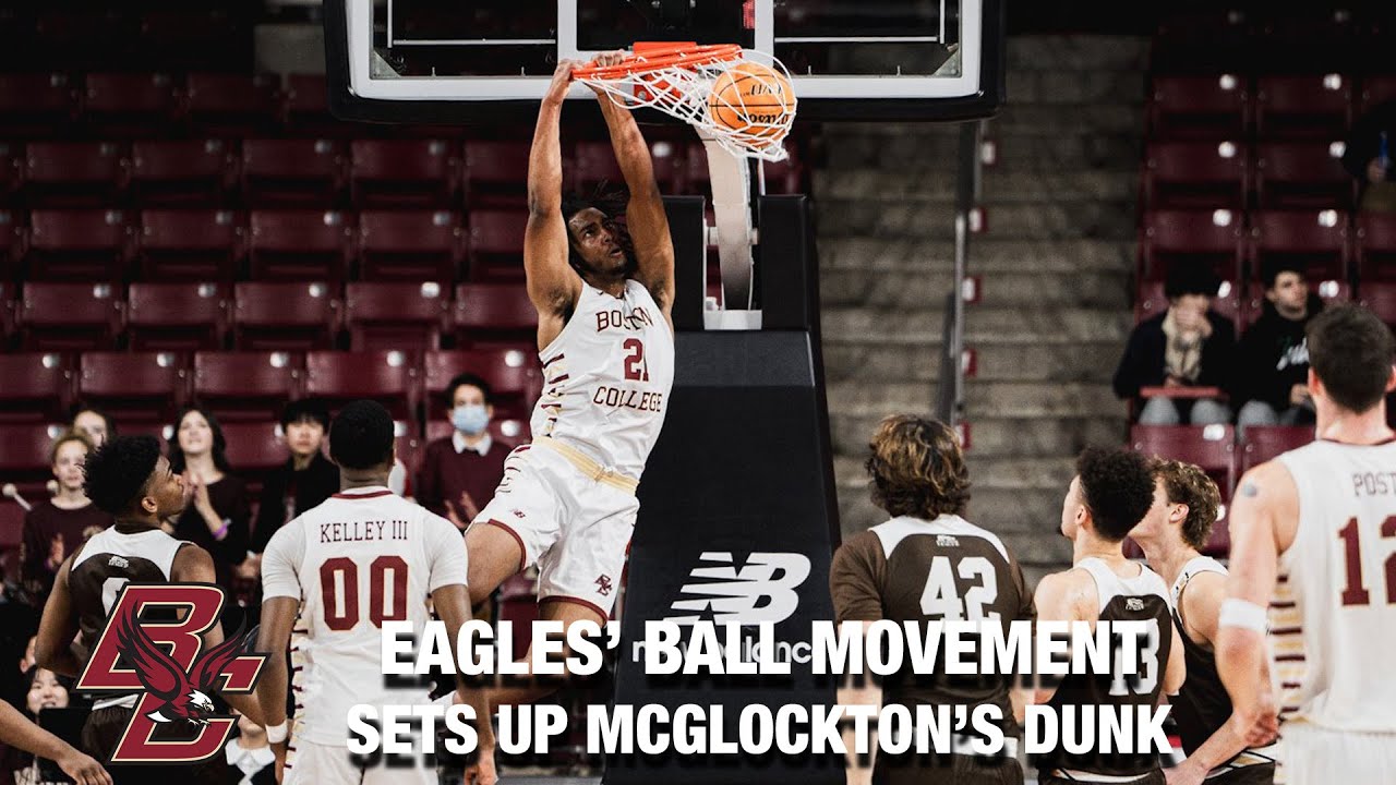 Boston College's Beautiful Ball Movement Results In A Devin McGlockton Flush
