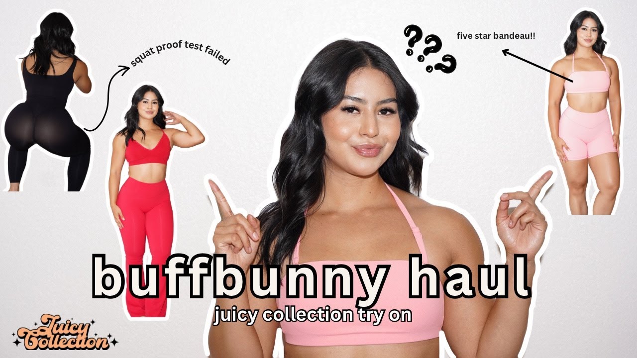 buffbunny juicy collection | try-on haul + honest review | squat proof test | size small