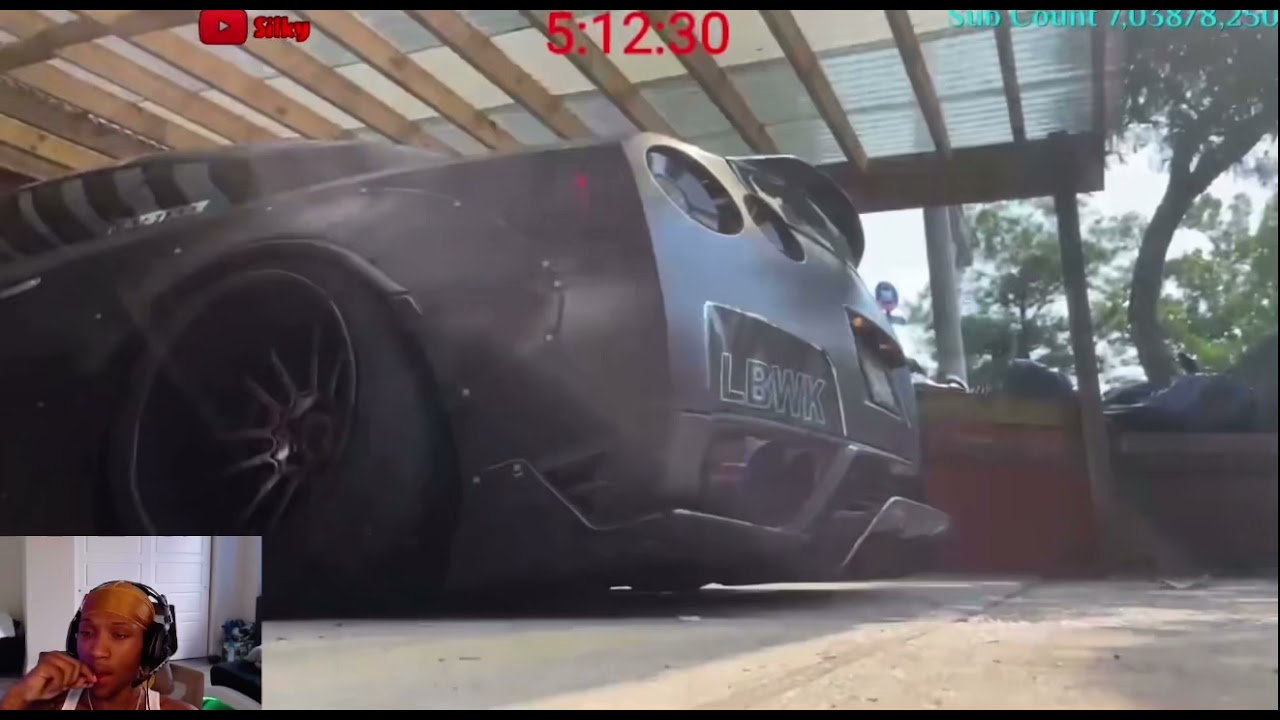Ex shows his new GTR wrap to silky