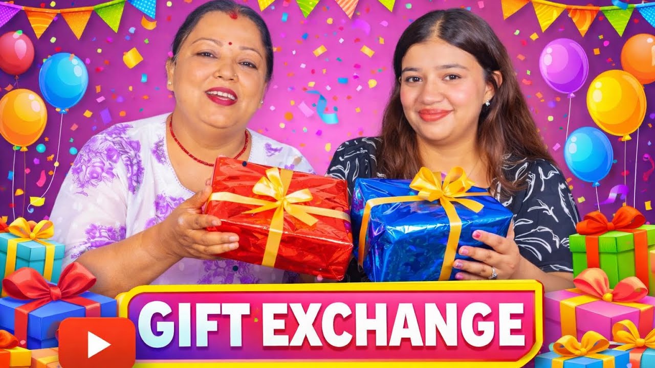 COLOR GIFT EXCHANGE WITH STUTI❤️💚🤎🩵🧡🩷💛