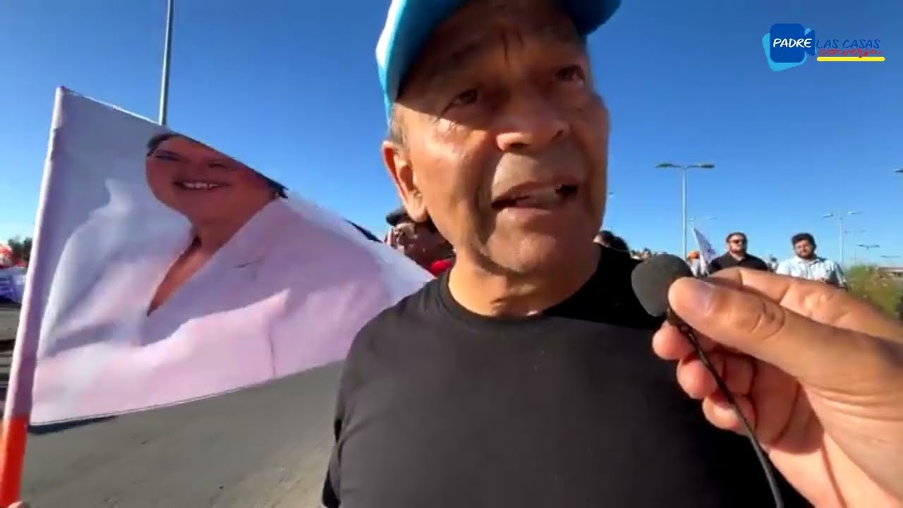 Banderazo de candidata presidencial Jeannette Jara en Padre Las Casas y Temuco