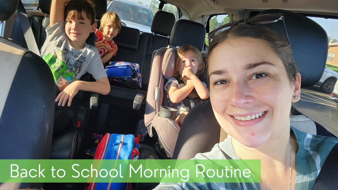 Mommy Morning Routine with a Toddler, Kindergartener, & 2nd Grader Back to School 2023