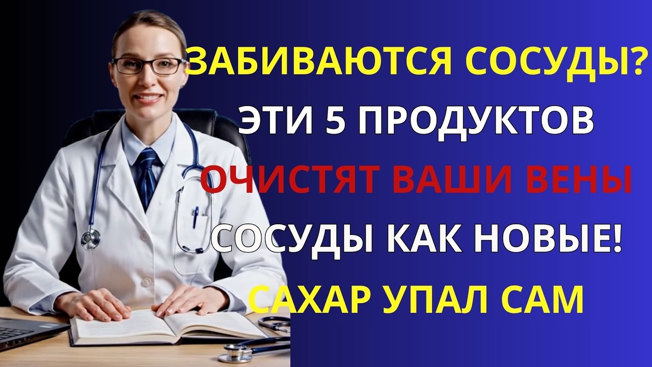 🔥5 простых продуктов, которые одновременно чистят сосуды и гасят сахар в крови