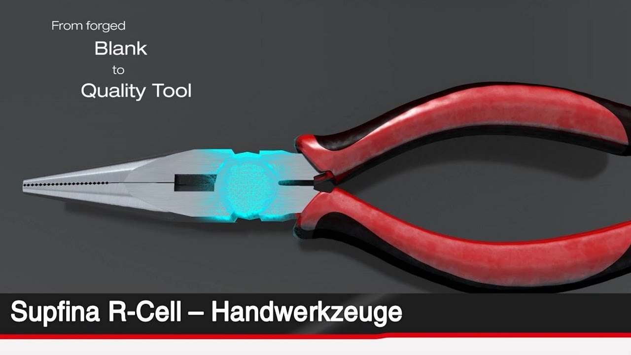 Supfina R-Cell – Automatisierte Bearbeitung von Handwerkzeugen