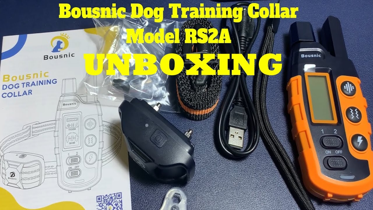 Unboxing Bousnic Dog Training Collar (Model RS2A)