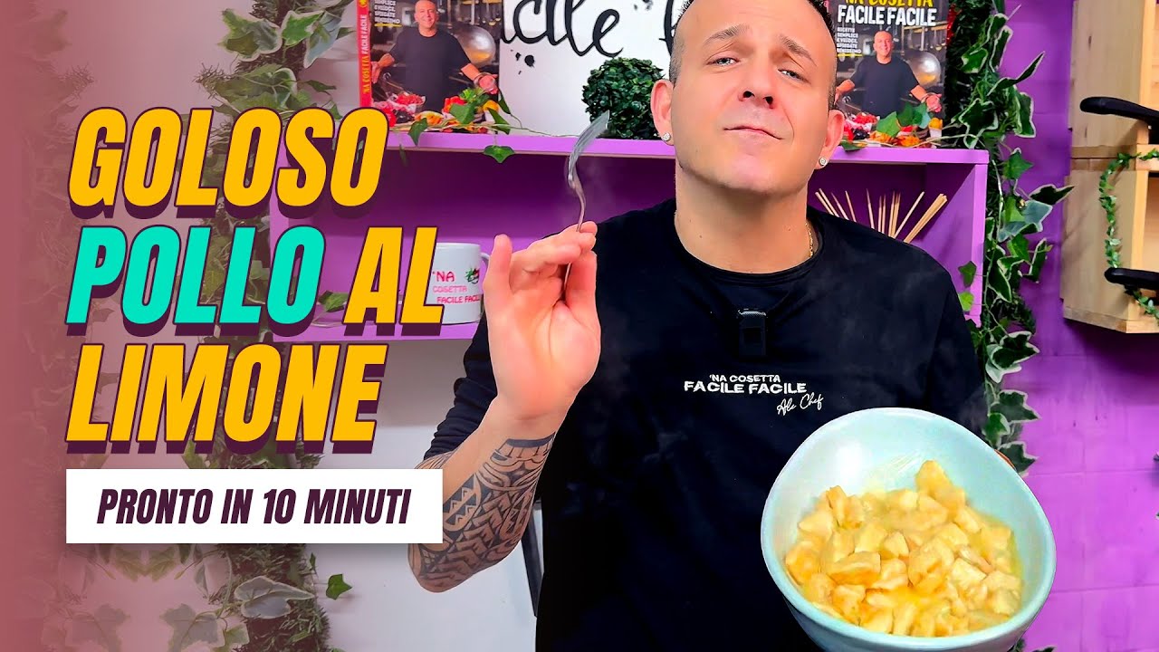 SOLO 10 MINUTI - CREMOSISSIMO POLLO al LIMONE, perfetto per il menù settimanale