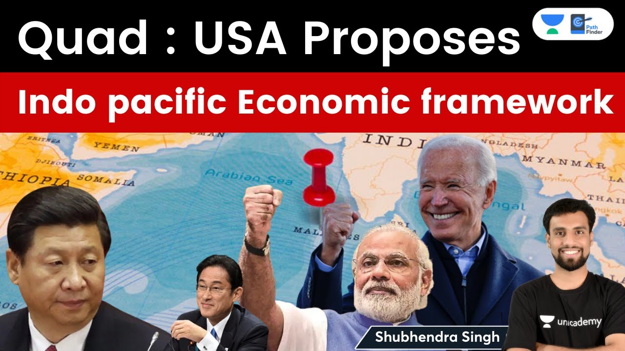 India and 12 other Countries join Indo-Pacific economic bloc led by US to counter China|What is Quad