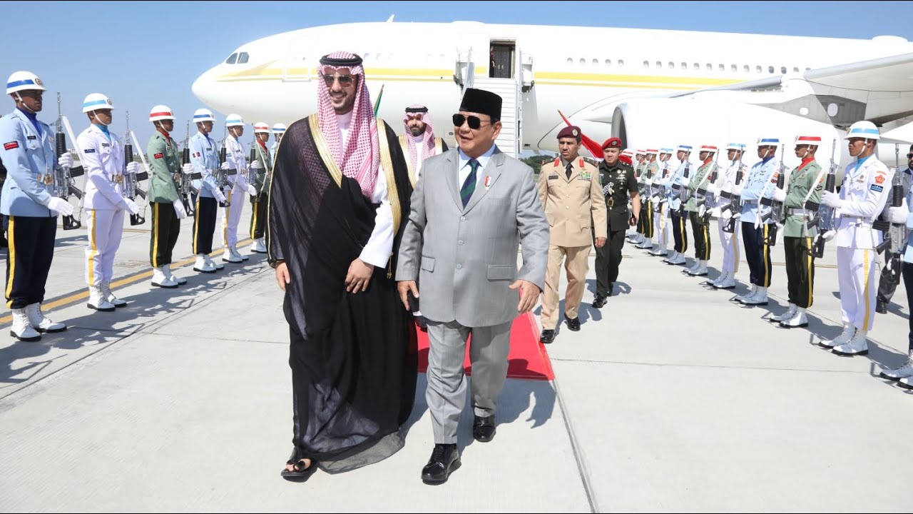 Menhan Prabowo Menerima Kunjungan Menhan Arab Saudi