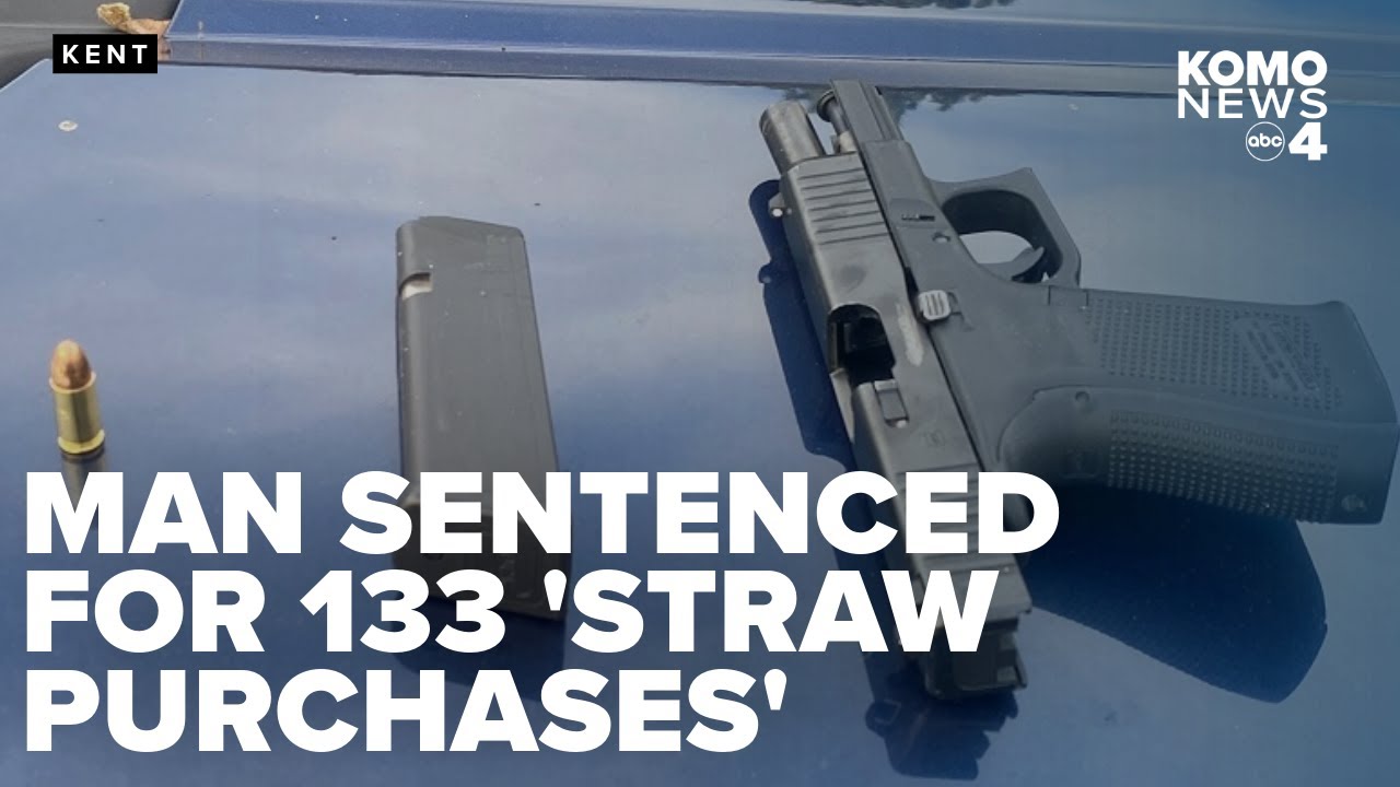 Kent man sentenced in 'straw purchase' case involving dozens of guns linked to crimes