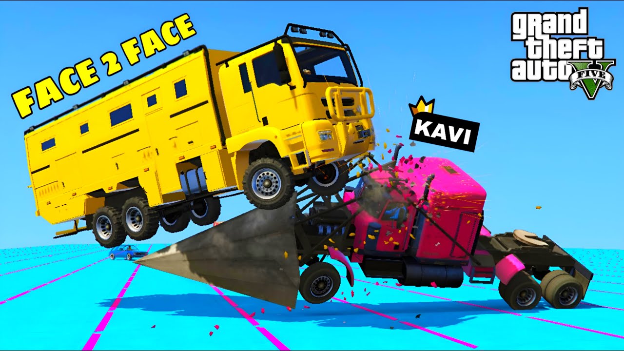KAVI IMPRESSED KAVITA 🥰 GTA 5 FACE TO FACE RACE CHALLENGE IN HINDI